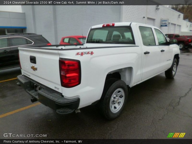 Summit White / Jet Black/Dark Ash 2014 Chevrolet Silverado 1500 WT Crew Cab 4x4