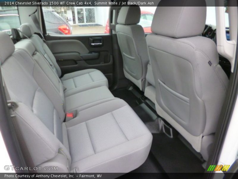 Rear Seat of 2014 Silverado 1500 WT Crew Cab 4x4