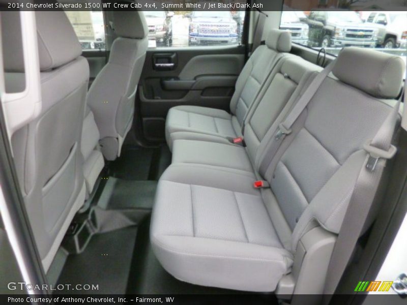 Rear Seat of 2014 Silverado 1500 WT Crew Cab 4x4