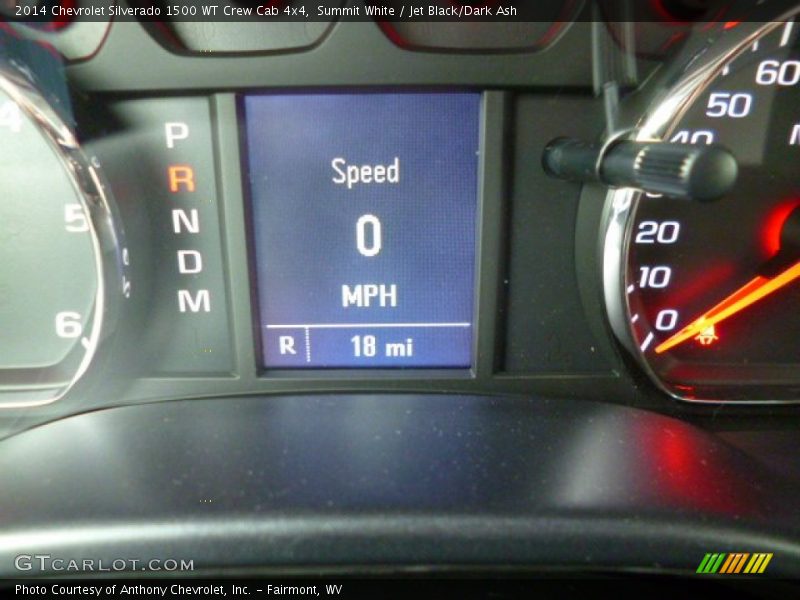 Summit White / Jet Black/Dark Ash 2014 Chevrolet Silverado 1500 WT Crew Cab 4x4