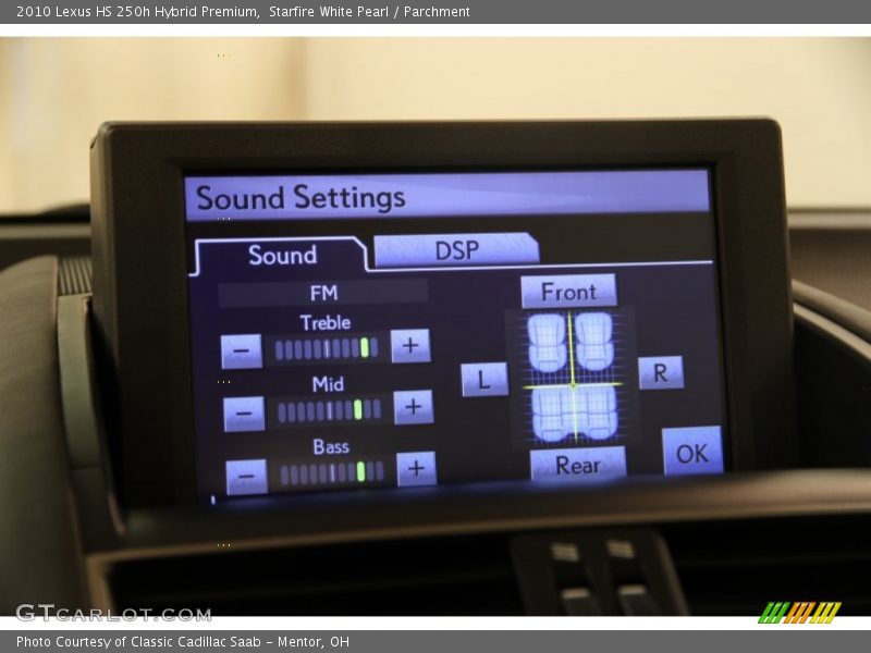 Starfire White Pearl / Parchment 2010 Lexus HS 250h Hybrid Premium
