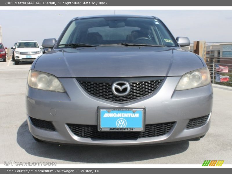 Sunlight Silver Metallic / Black 2005 Mazda MAZDA3 i Sedan