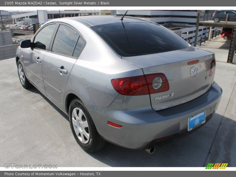 Sunlight Silver Metallic / Black 2005 Mazda MAZDA3 i Sedan