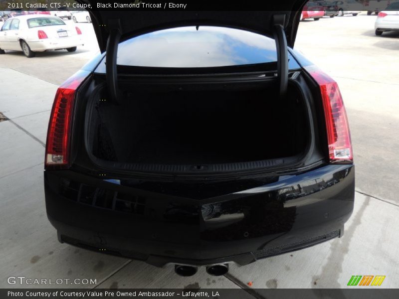 Black Diamond Tricoat / Ebony 2011 Cadillac CTS -V Coupe