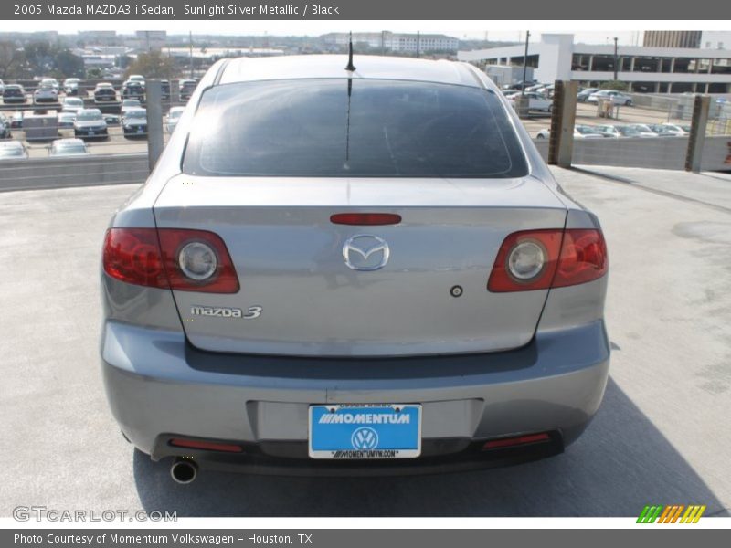 Sunlight Silver Metallic / Black 2005 Mazda MAZDA3 i Sedan
