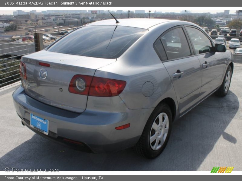 Sunlight Silver Metallic / Black 2005 Mazda MAZDA3 i Sedan