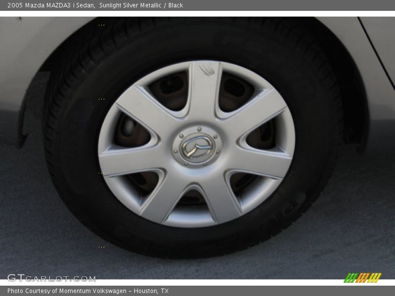 Sunlight Silver Metallic / Black 2005 Mazda MAZDA3 i Sedan