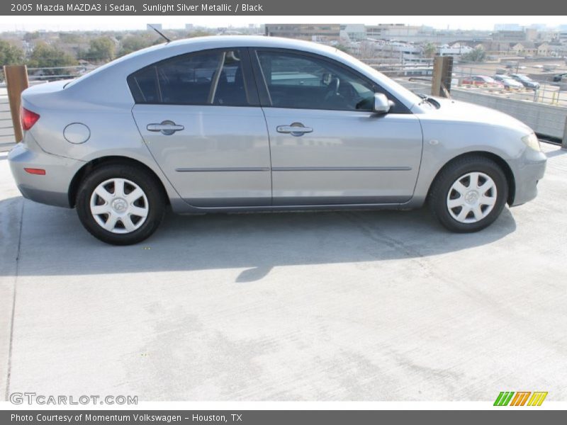Sunlight Silver Metallic / Black 2005 Mazda MAZDA3 i Sedan