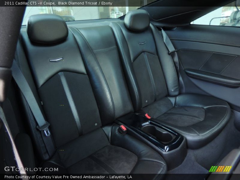 Black Diamond Tricoat / Ebony 2011 Cadillac CTS -V Coupe