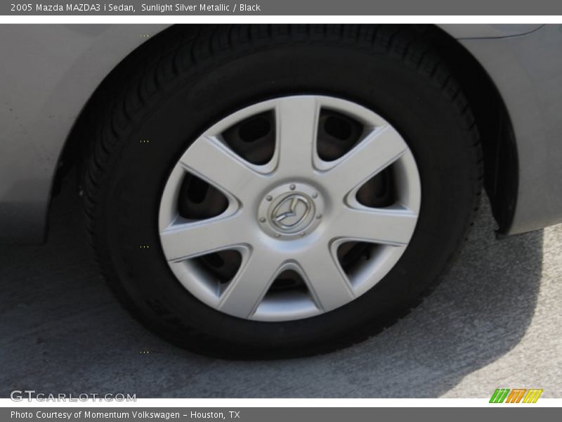 Sunlight Silver Metallic / Black 2005 Mazda MAZDA3 i Sedan