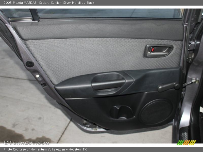 Sunlight Silver Metallic / Black 2005 Mazda MAZDA3 i Sedan