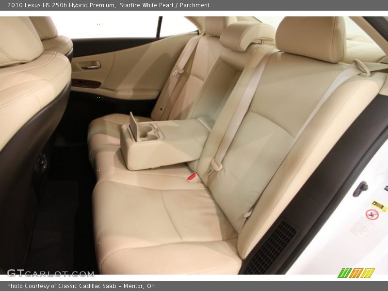 Starfire White Pearl / Parchment 2010 Lexus HS 250h Hybrid Premium