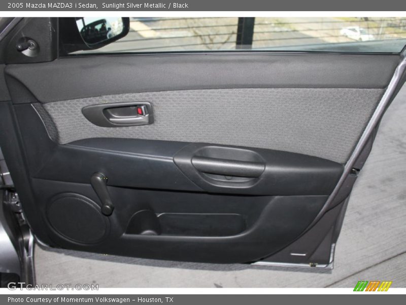 Sunlight Silver Metallic / Black 2005 Mazda MAZDA3 i Sedan