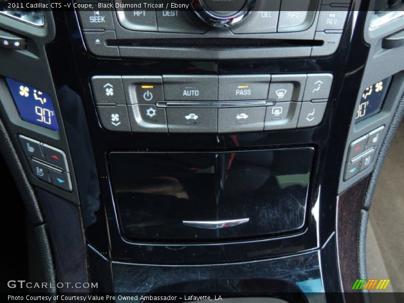 Black Diamond Tricoat / Ebony 2011 Cadillac CTS -V Coupe