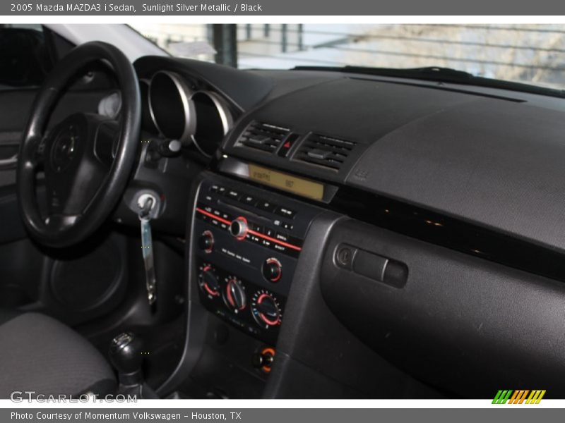 Sunlight Silver Metallic / Black 2005 Mazda MAZDA3 i Sedan