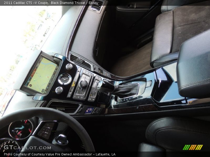 Black Diamond Tricoat / Ebony 2011 Cadillac CTS -V Coupe