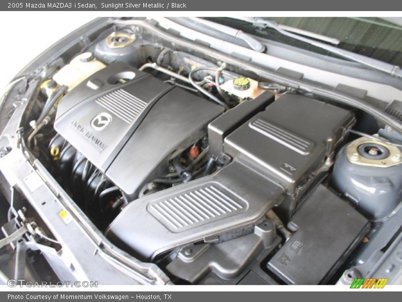 Sunlight Silver Metallic / Black 2005 Mazda MAZDA3 i Sedan