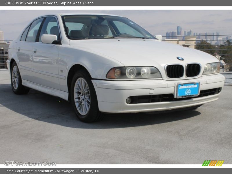 Alpine White / Sand 2002 BMW 5 Series 530i Sedan