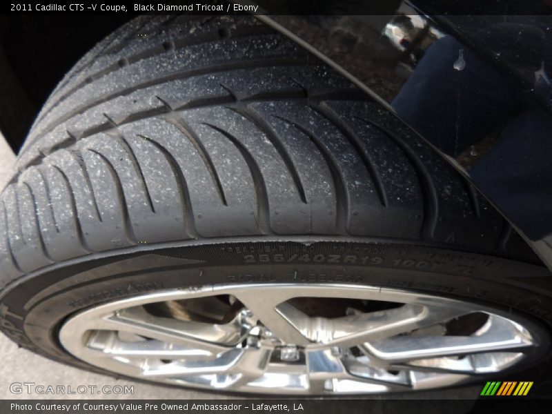 Black Diamond Tricoat / Ebony 2011 Cadillac CTS -V Coupe