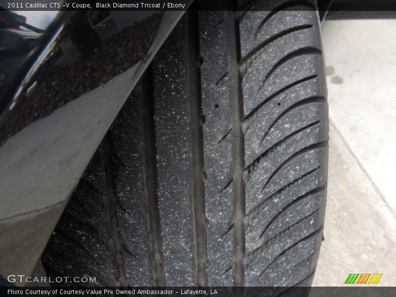 Black Diamond Tricoat / Ebony 2011 Cadillac CTS -V Coupe