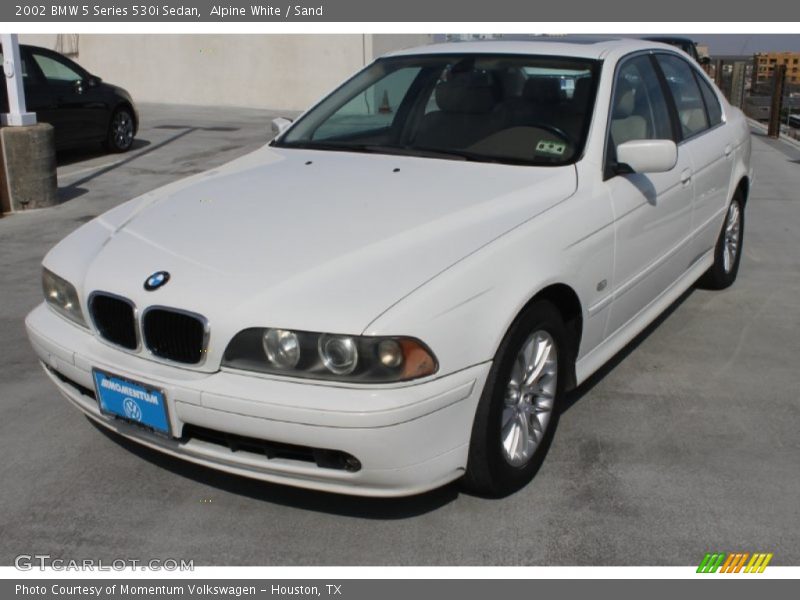 Alpine White / Sand 2002 BMW 5 Series 530i Sedan