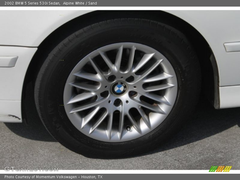 Alpine White / Sand 2002 BMW 5 Series 530i Sedan