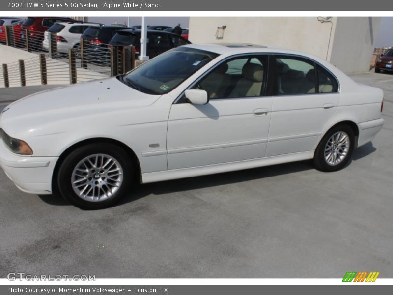 Alpine White / Sand 2002 BMW 5 Series 530i Sedan