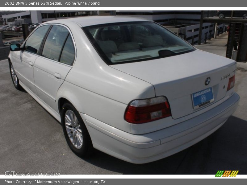 Alpine White / Sand 2002 BMW 5 Series 530i Sedan