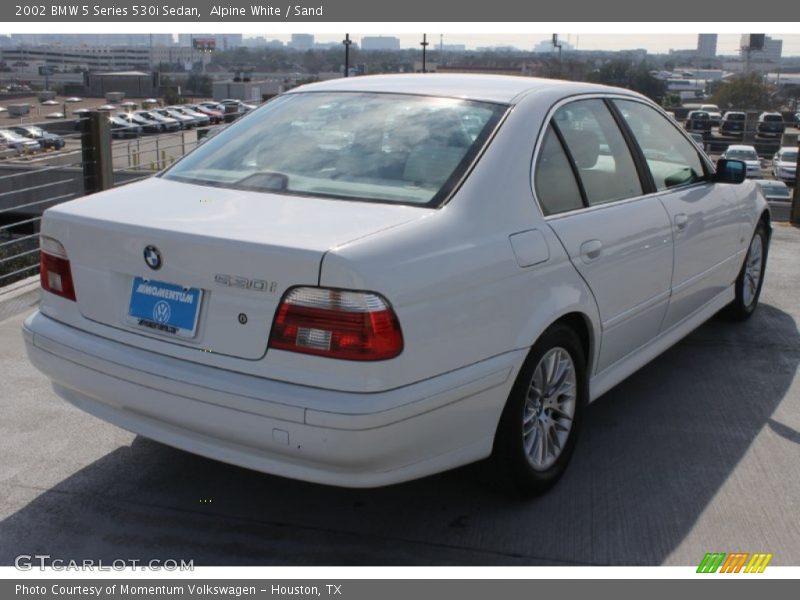 Alpine White / Sand 2002 BMW 5 Series 530i Sedan