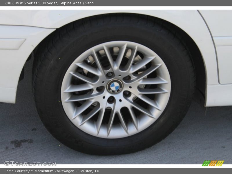 Alpine White / Sand 2002 BMW 5 Series 530i Sedan