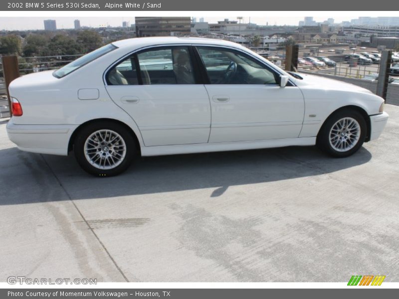 Alpine White / Sand 2002 BMW 5 Series 530i Sedan