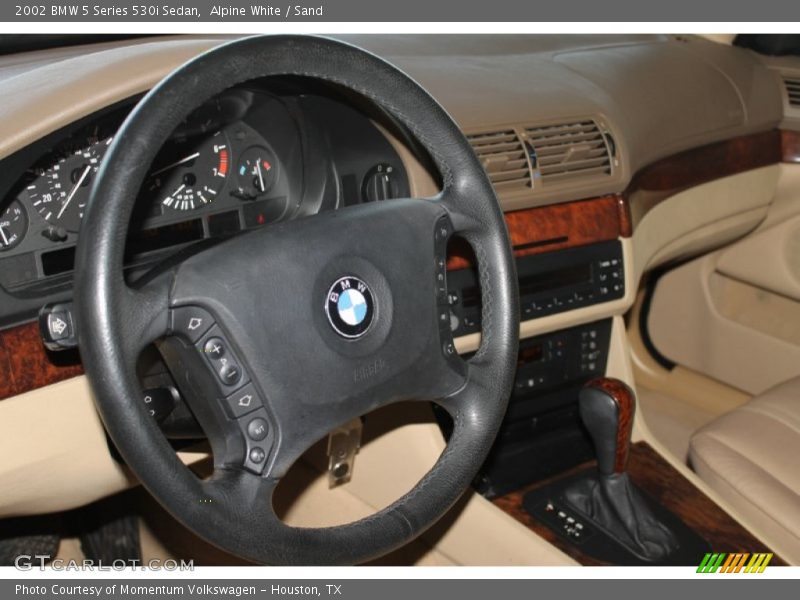 Alpine White / Sand 2002 BMW 5 Series 530i Sedan