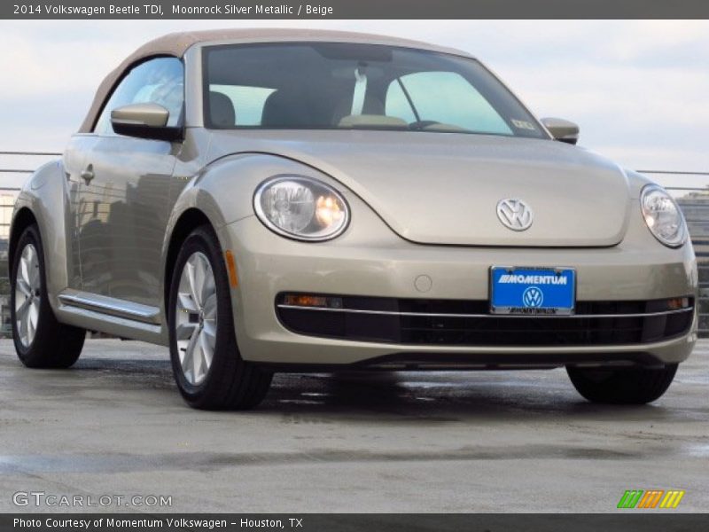 Moonrock Silver Metallic / Beige 2014 Volkswagen Beetle TDI