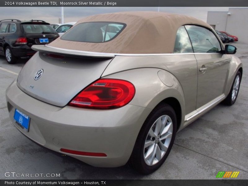 Moonrock Silver Metallic / Beige 2014 Volkswagen Beetle TDI