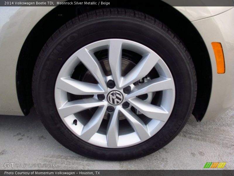 Moonrock Silver Metallic / Beige 2014 Volkswagen Beetle TDI
