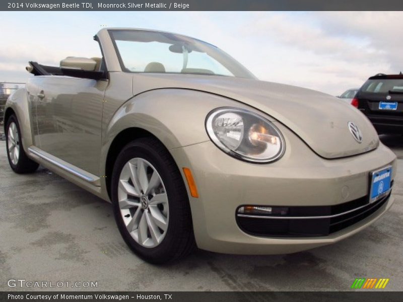Moonrock Silver Metallic / Beige 2014 Volkswagen Beetle TDI
