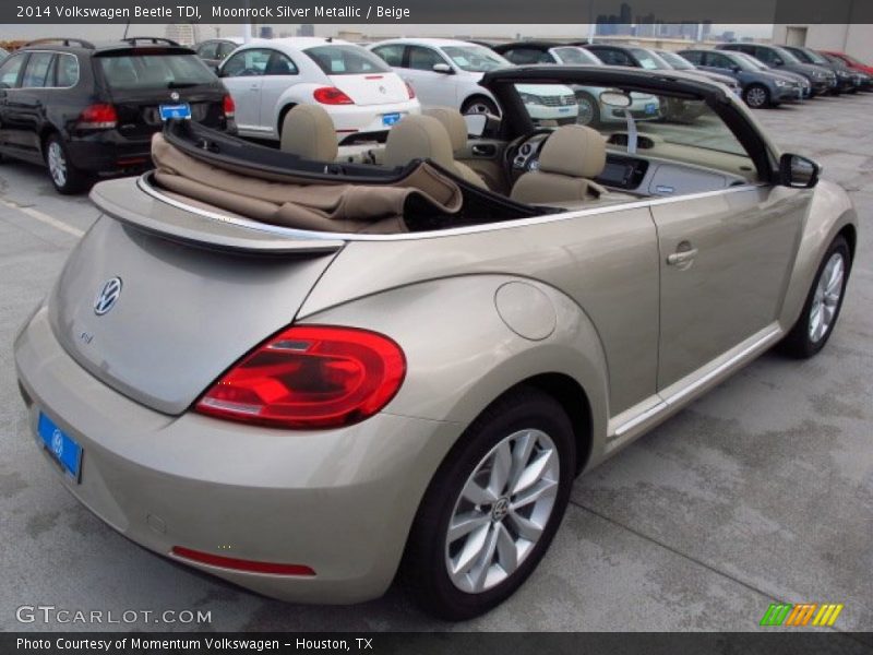 Moonrock Silver Metallic / Beige 2014 Volkswagen Beetle TDI