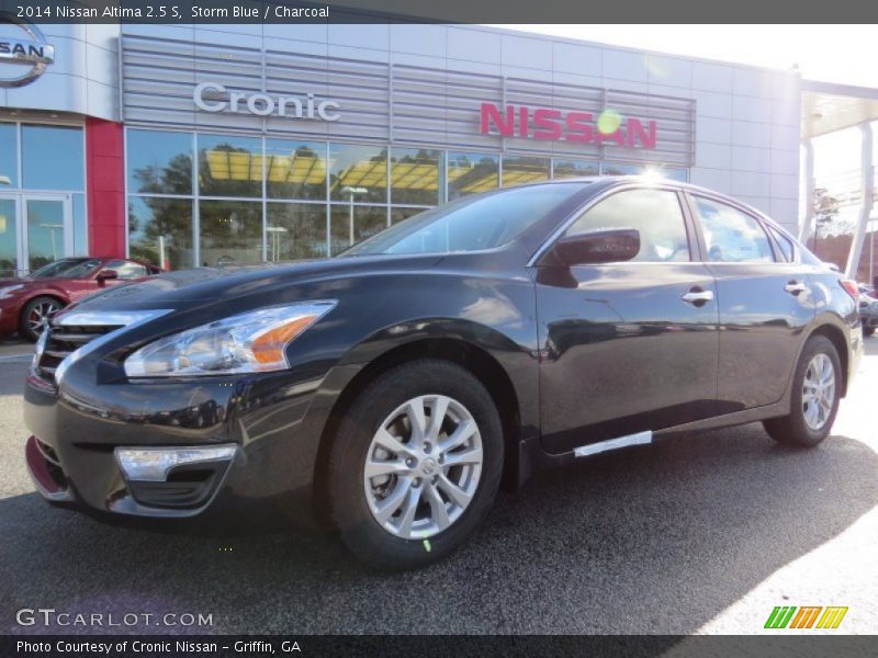 Storm Blue / Charcoal 2014 Nissan Altima 2.5 S