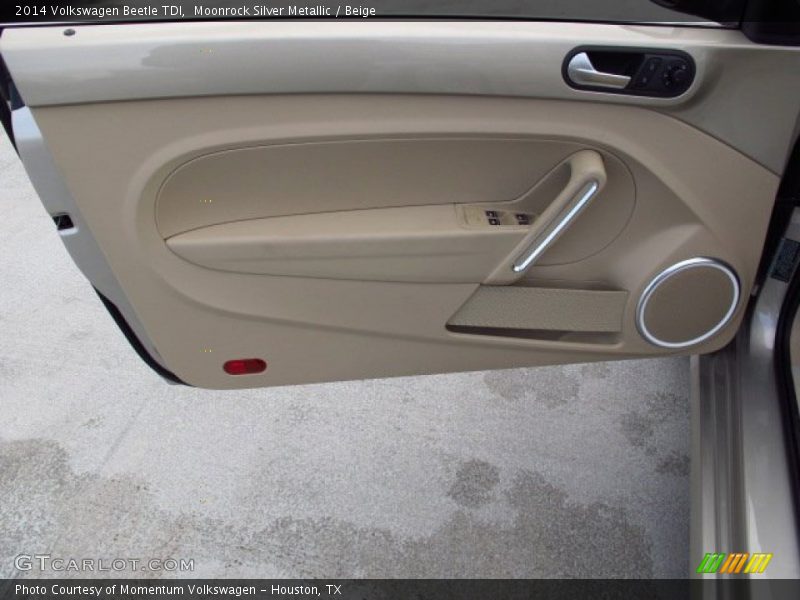 Moonrock Silver Metallic / Beige 2014 Volkswagen Beetle TDI