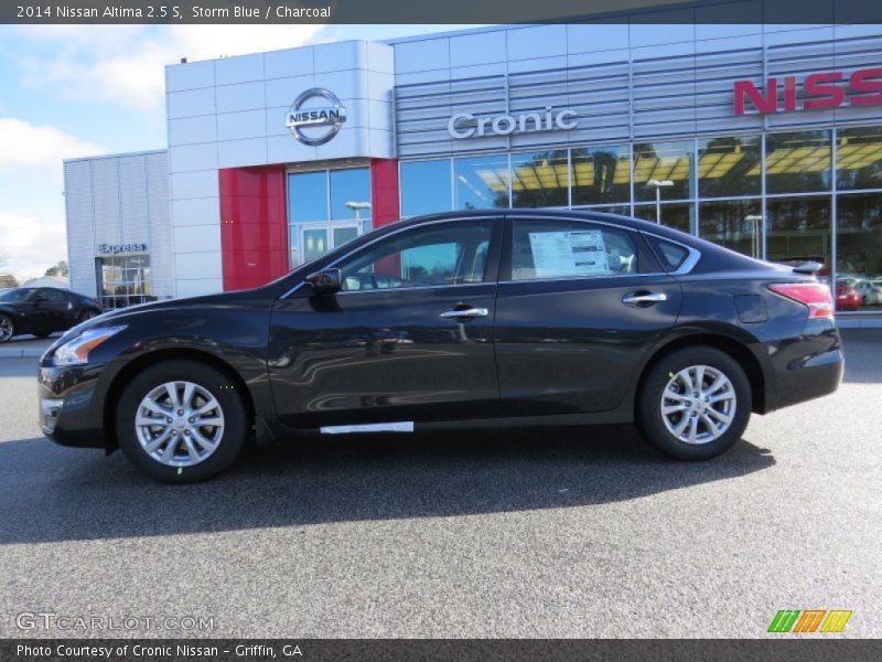 Storm Blue / Charcoal 2014 Nissan Altima 2.5 S