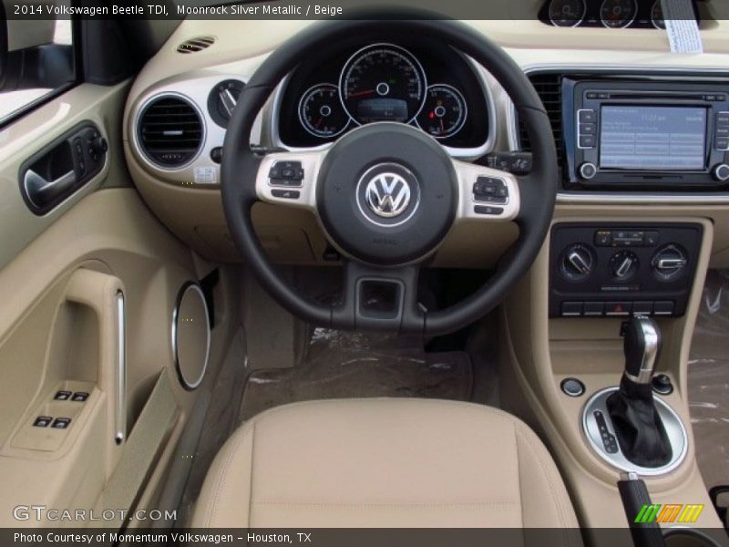 Moonrock Silver Metallic / Beige 2014 Volkswagen Beetle TDI