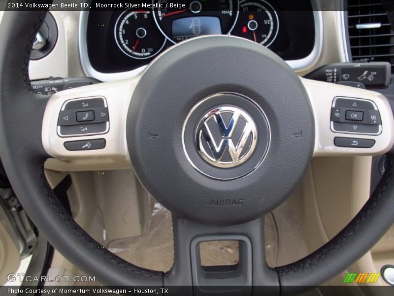 Moonrock Silver Metallic / Beige 2014 Volkswagen Beetle TDI