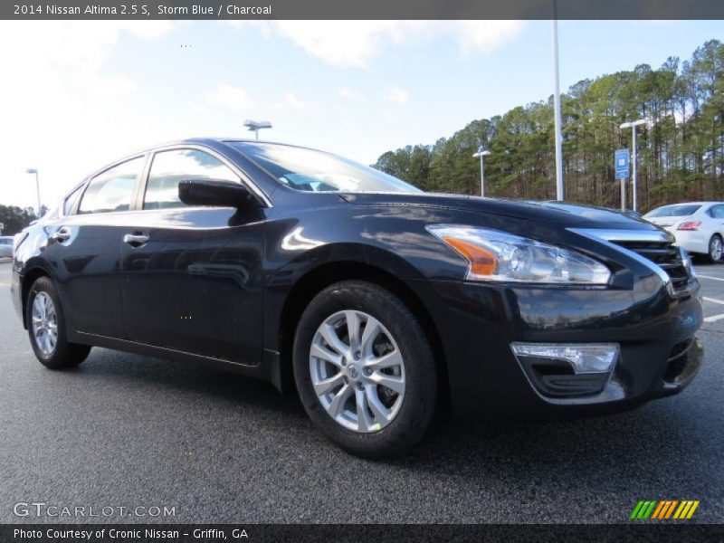 Storm Blue / Charcoal 2014 Nissan Altima 2.5 S