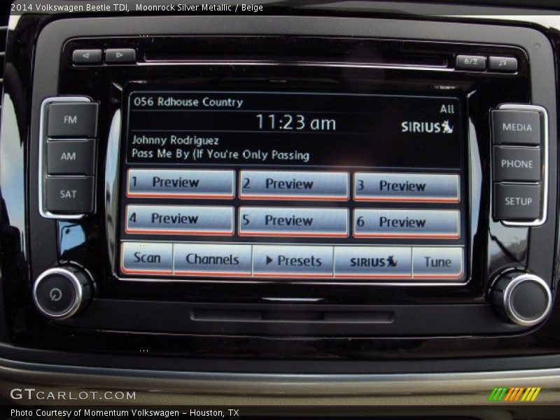 Moonrock Silver Metallic / Beige 2014 Volkswagen Beetle TDI