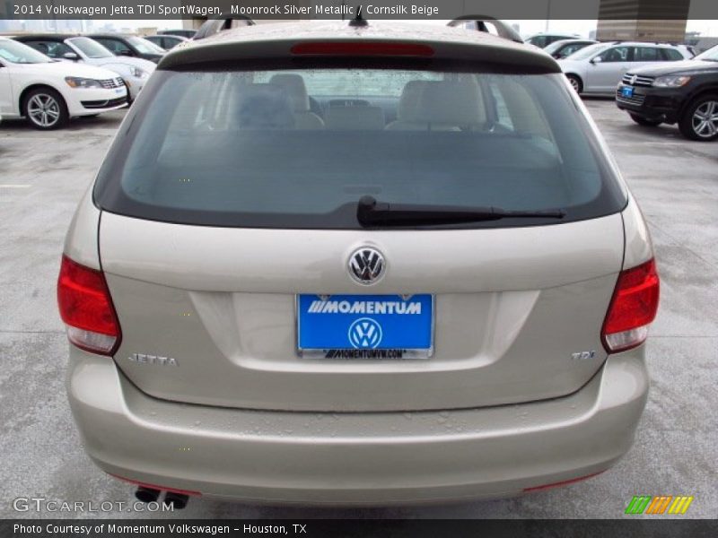 Moonrock Silver Metallic / Cornsilk Beige 2014 Volkswagen Jetta TDI SportWagen