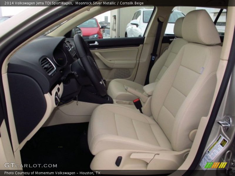  2014 Jetta TDI SportWagen Cornsilk Beige Interior