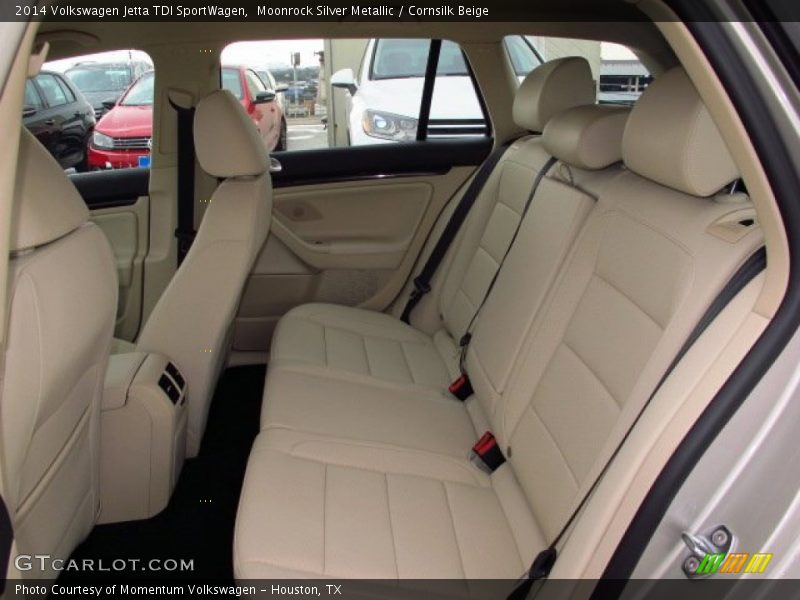 Rear Seat of 2014 Jetta TDI SportWagen