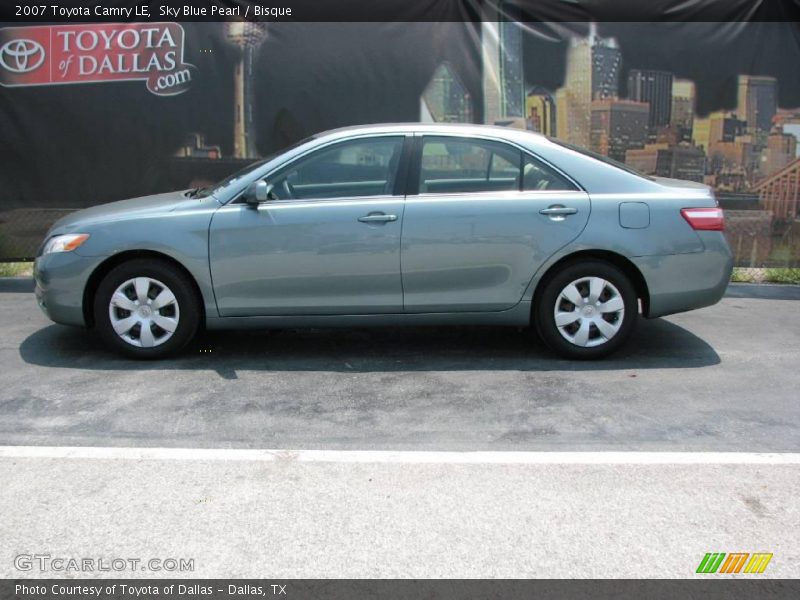 Sky Blue Pearl / Bisque 2007 Toyota Camry LE