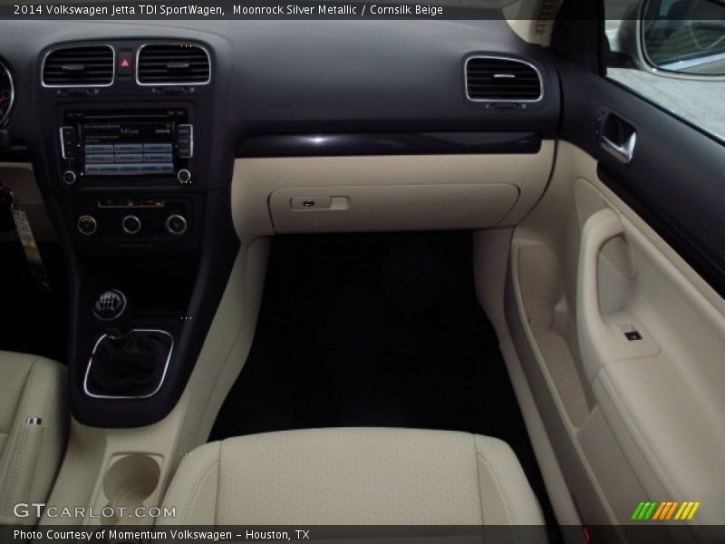 Moonrock Silver Metallic / Cornsilk Beige 2014 Volkswagen Jetta TDI SportWagen