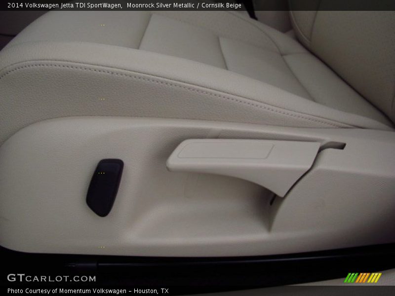 Moonrock Silver Metallic / Cornsilk Beige 2014 Volkswagen Jetta TDI SportWagen